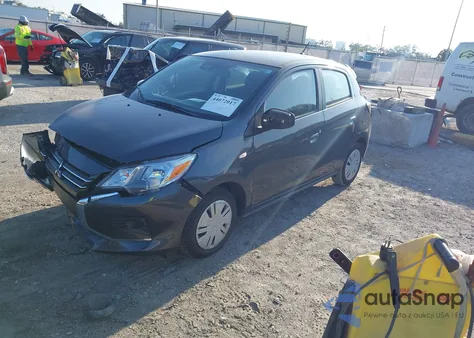 2024 Mitsubishi Mirage Es/Le z USA, uszkodzony, nr VIN ML32AUHJ4RH014804